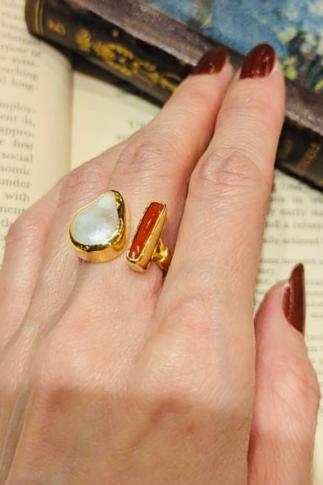 トルコ 天然石 ラグジュアリー リング