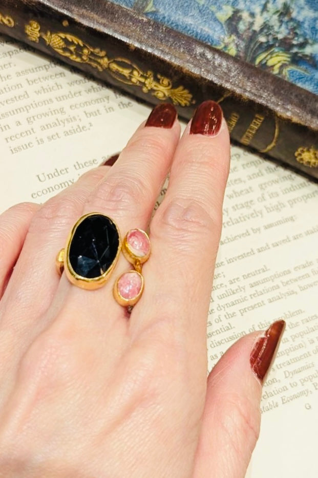 トルコ 天然石 ラグジュアリー リング