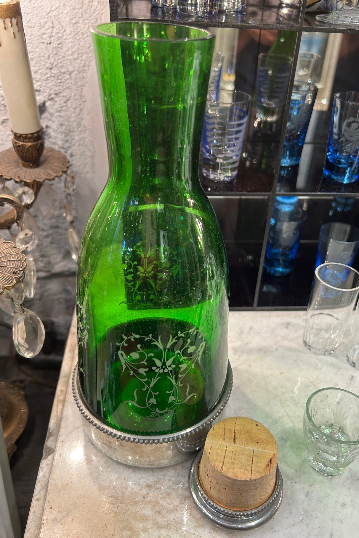 デキャンタ ボトル グリーン