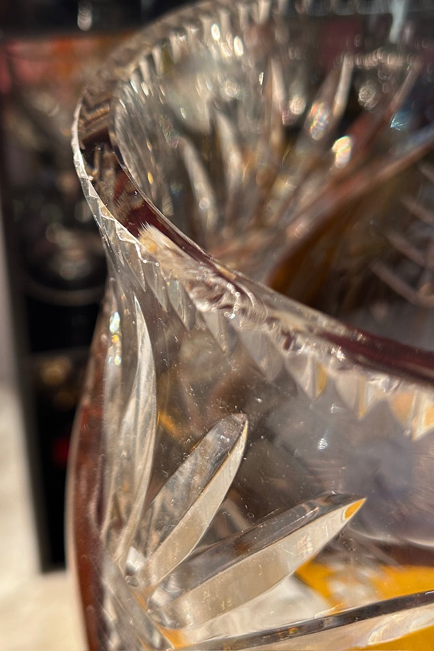 ヴィンテージ クリスタル フラワーベース