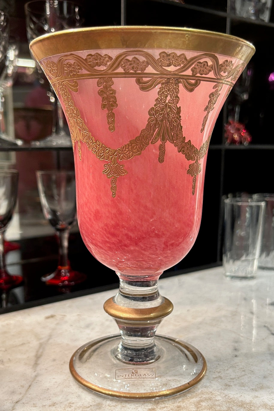 ヴィンテージ インターグラス ピンク