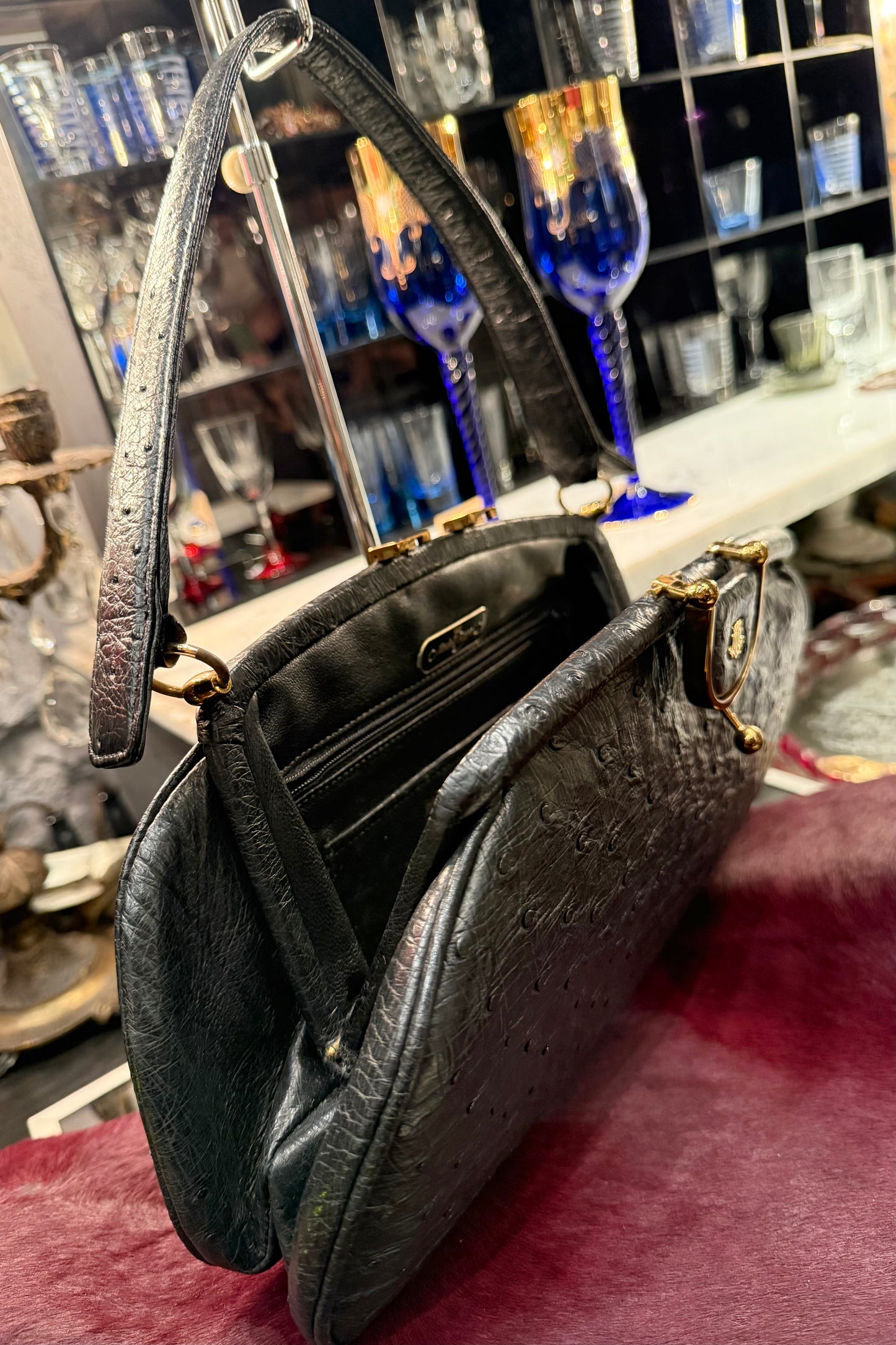 vintage bag Modell Royal ドイツ製 オーストリッチ
