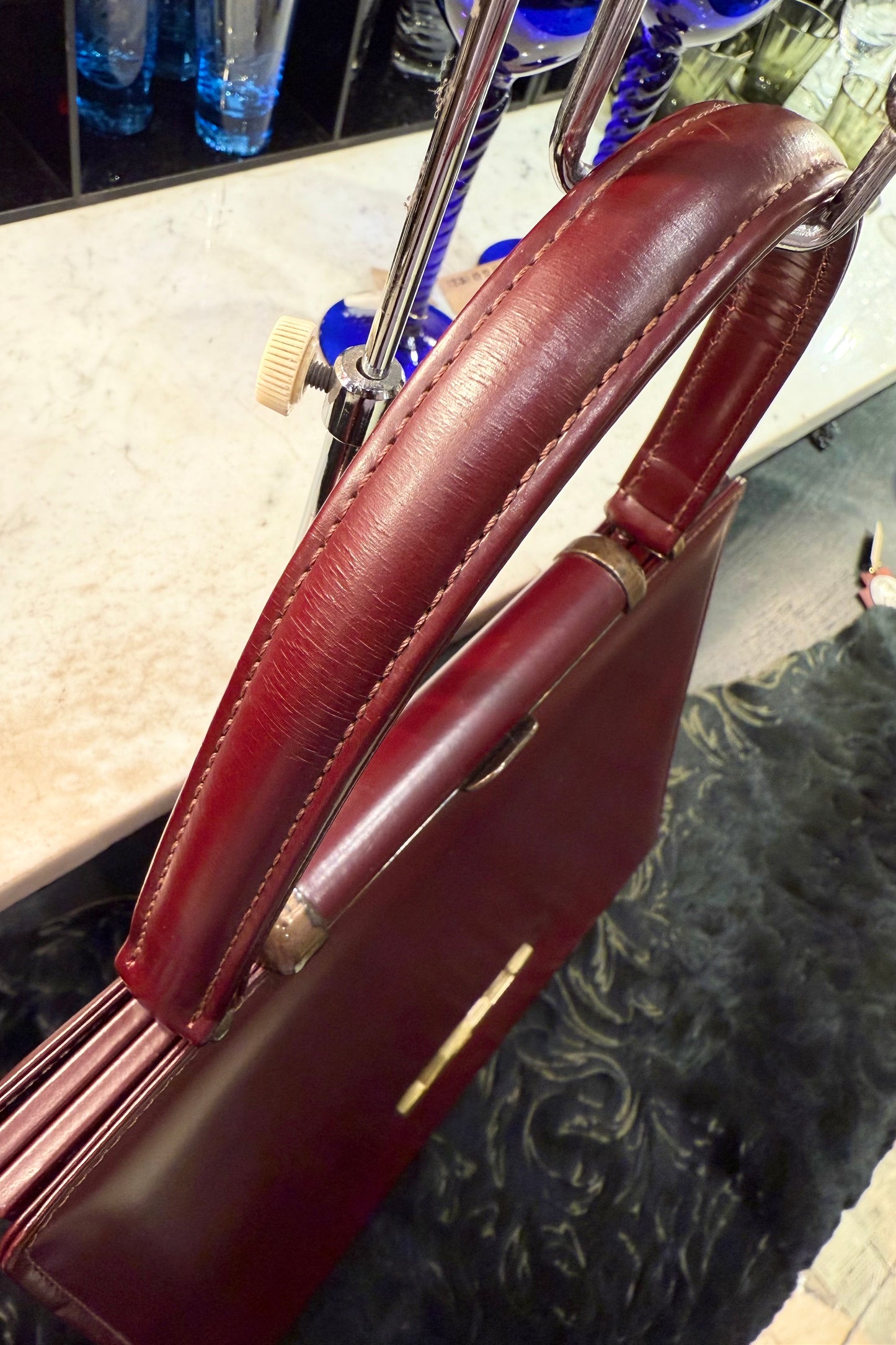 vintage bag キャサリン・ハムネット ハンドバッグ