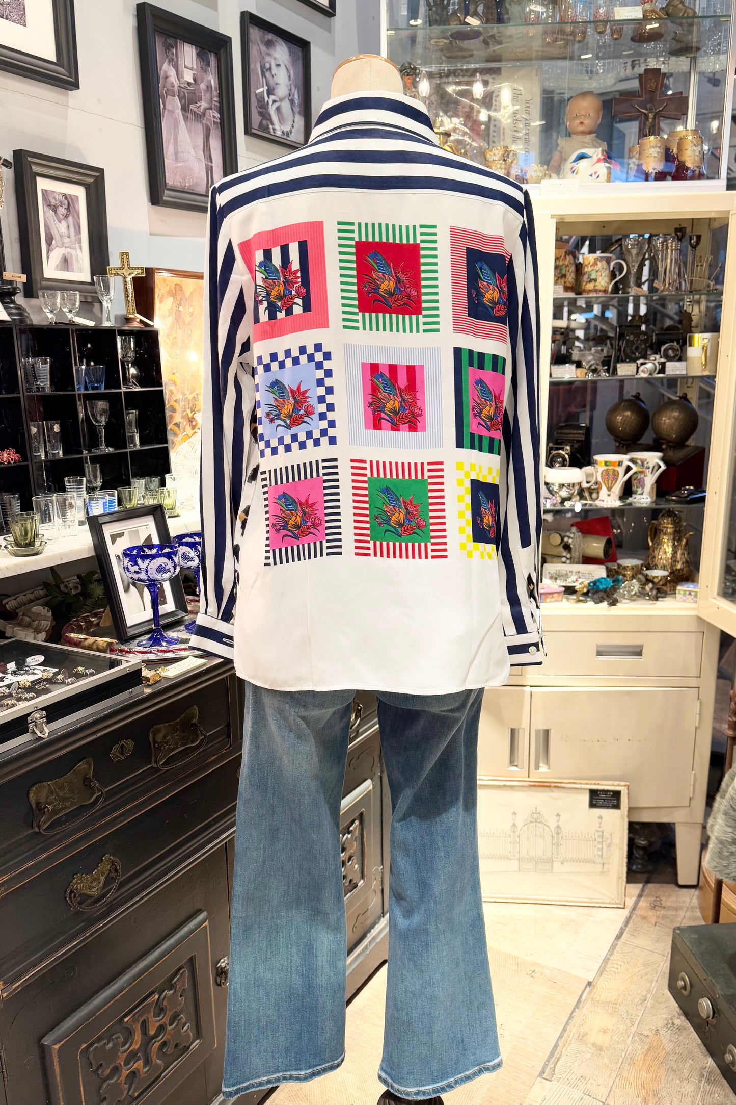 VILAGALLO Spain フローレスレオパードシャツ