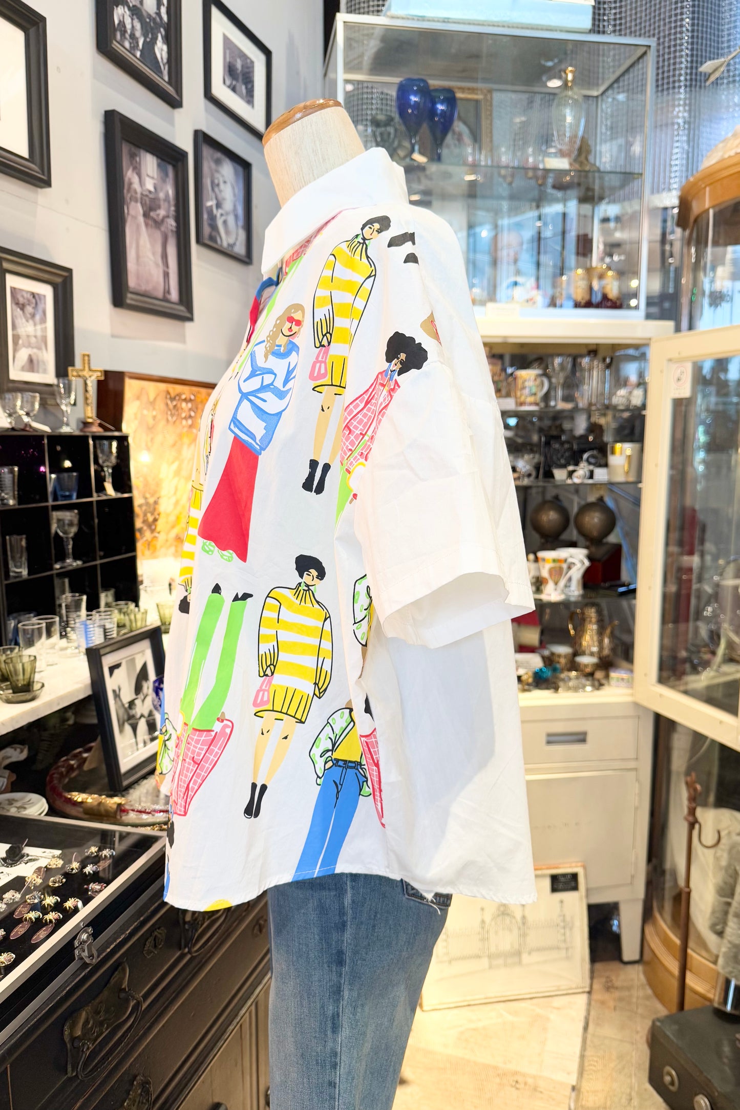 persons柄シャツ