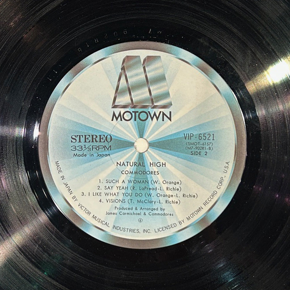 コモドアーズ ナチュラル・ハイ LP 国内盤