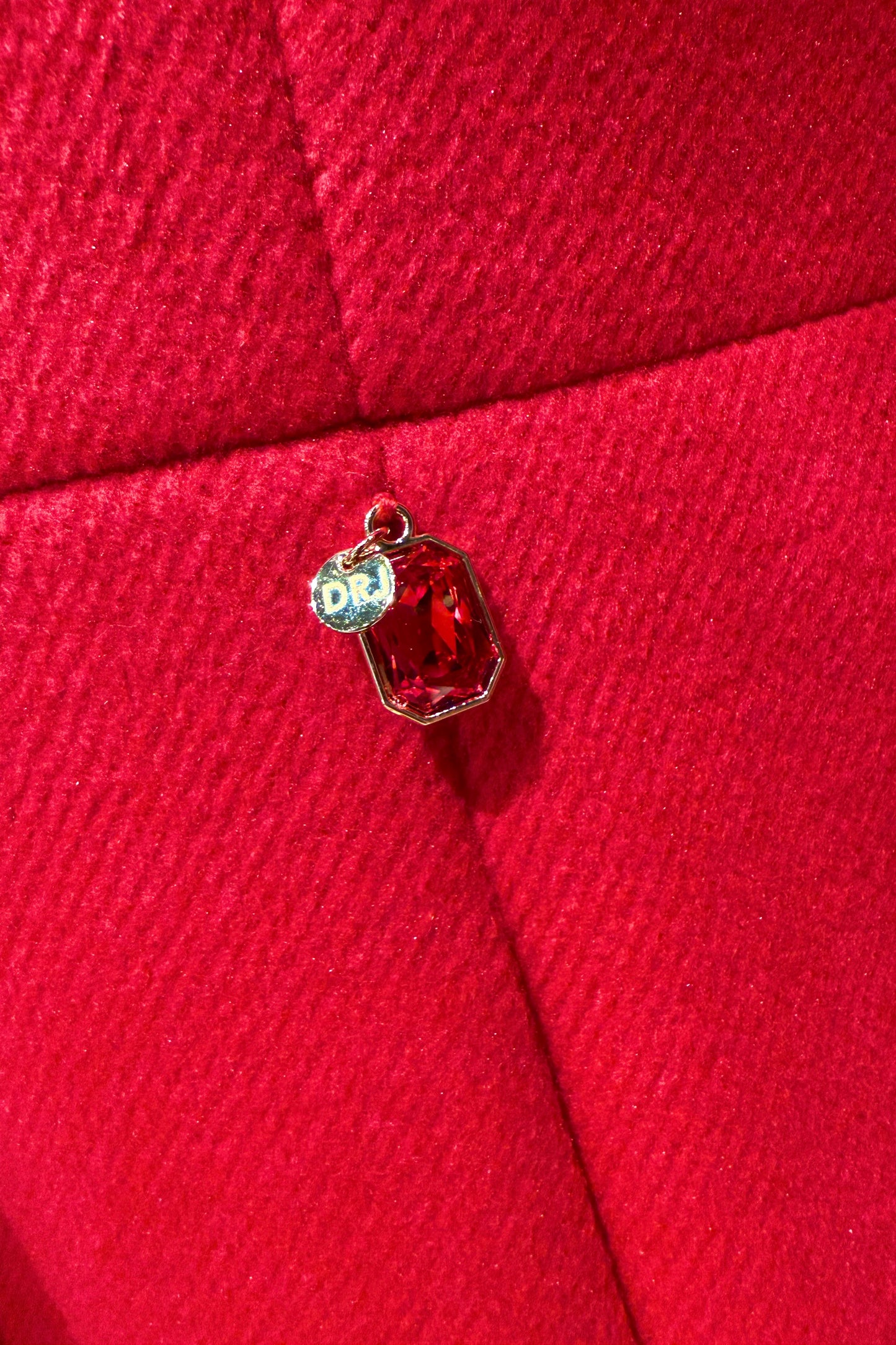 DENNY ROSE italy スタンドカラー レッドコート