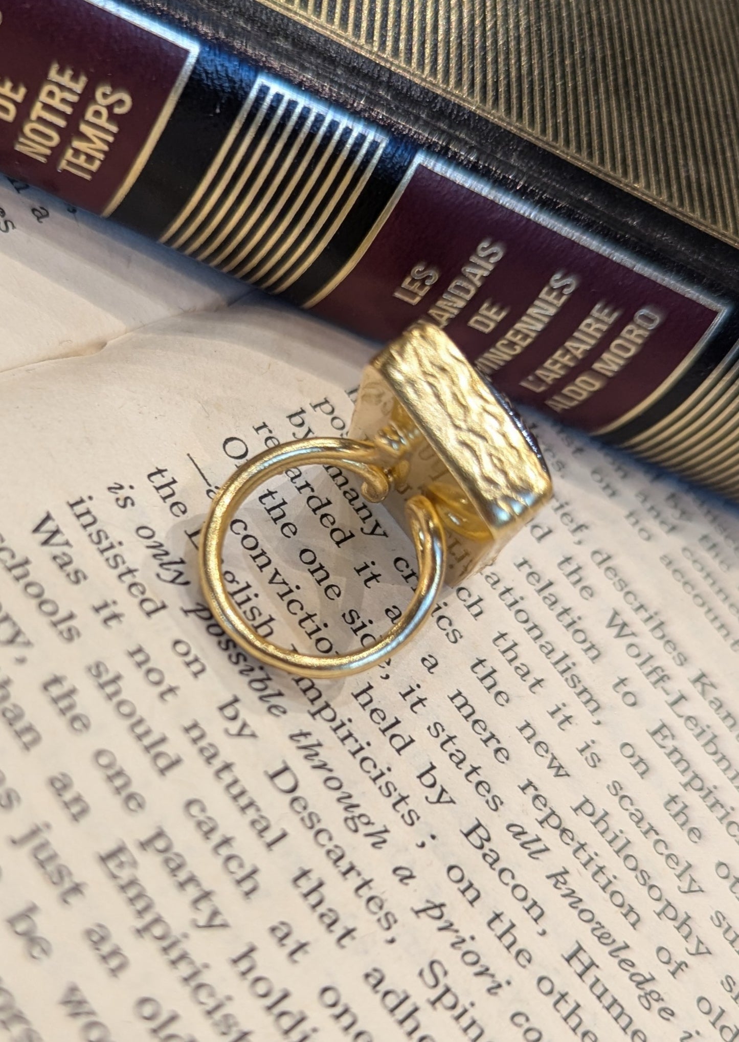 トルコ ラブラドライト スクエアリング