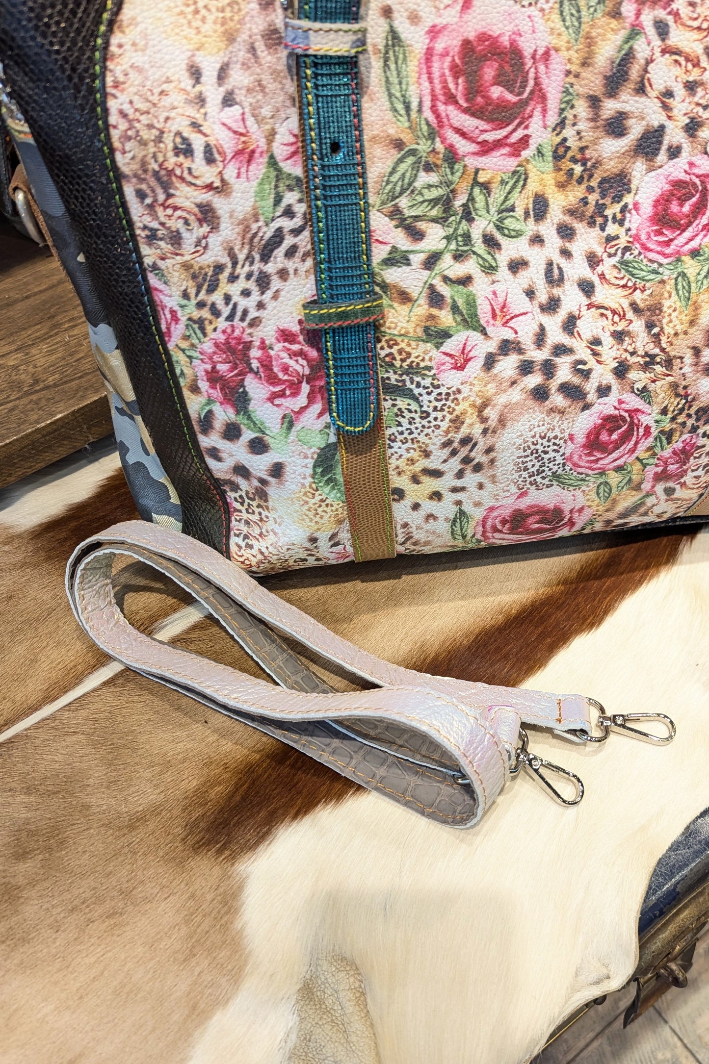 ebarrito イタリア製 リバーシブルショルダーバッグ