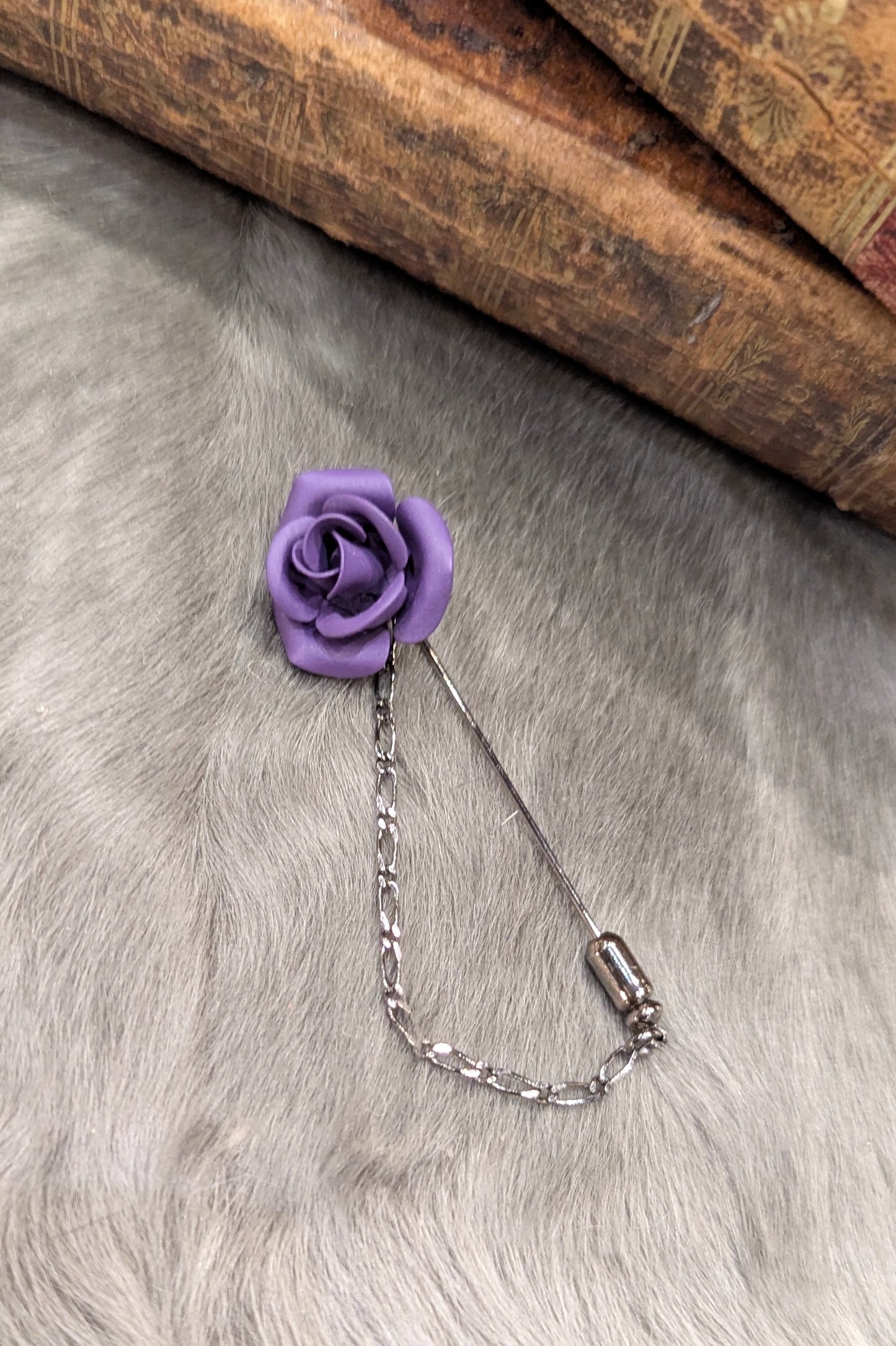 VENICE HOMME 薔薇ラペルピン