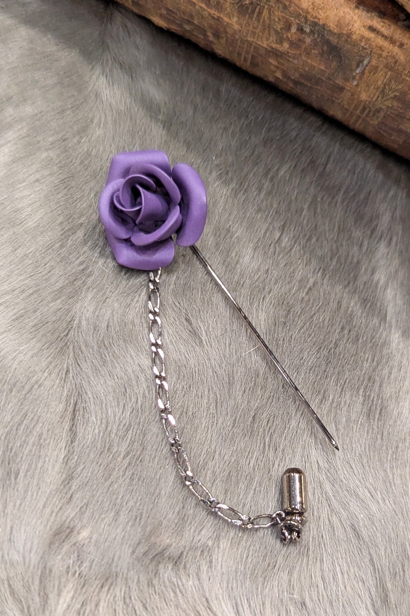 VENICE HOMME 薔薇ラペルピン