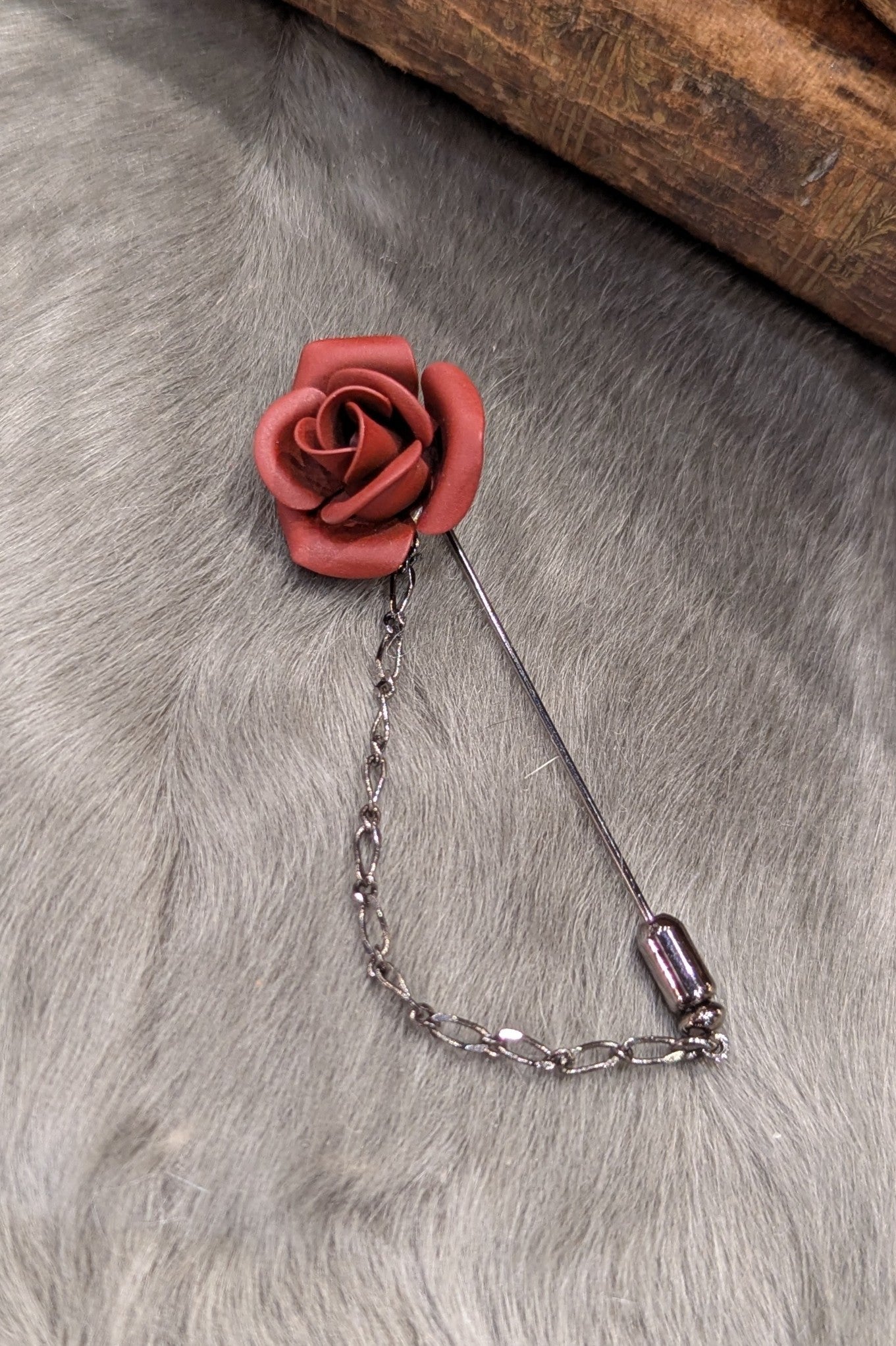 VENICE HOMME 薔薇ラペルピン
