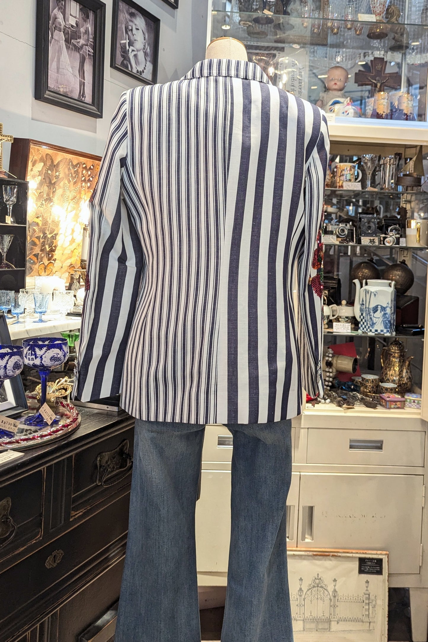 VILAGALLO Spain ストライプジャケット
