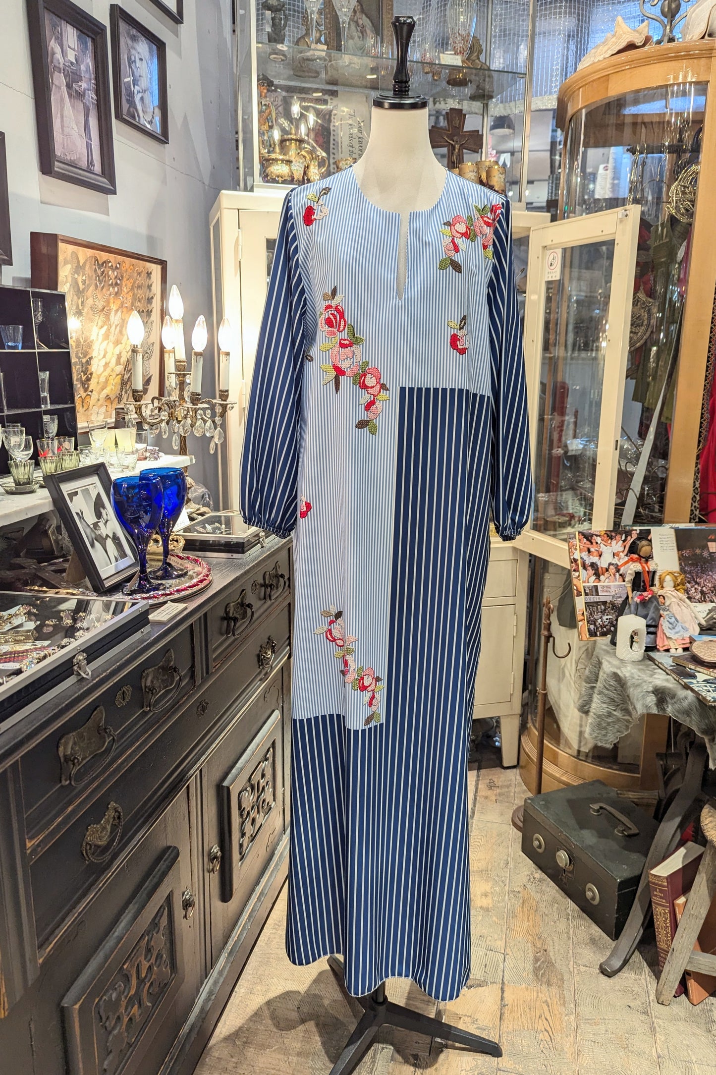 EfunU イタリア ストライプワンピース