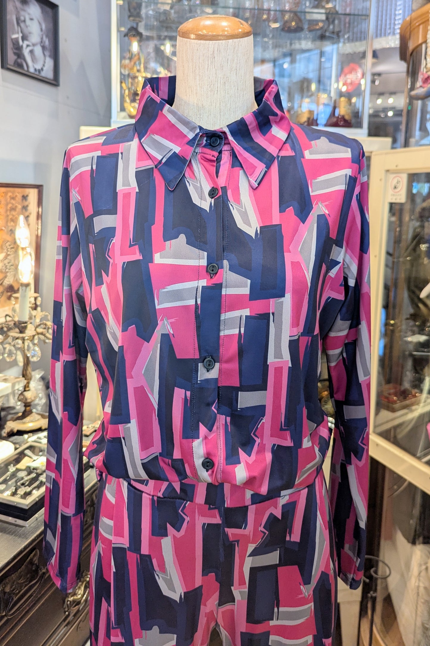 SCORZZO spain ジオメトリックなブラウス