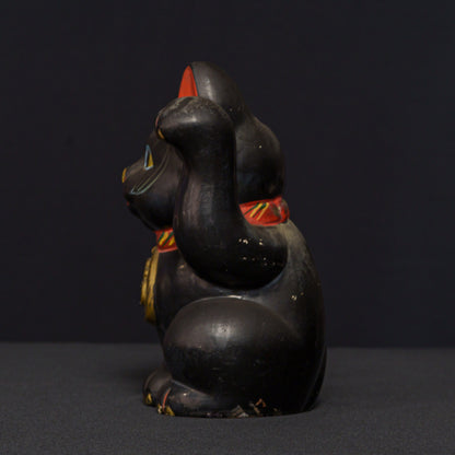 黒猫 招き猫 小