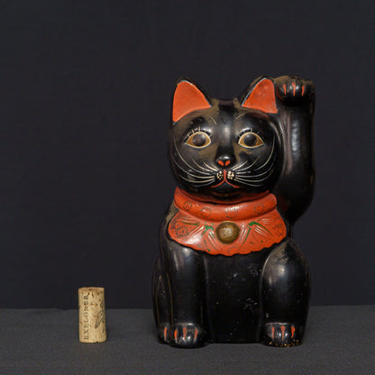 黒猫 招き猫 大