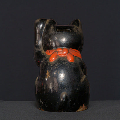 黒猫 招き猫 大
