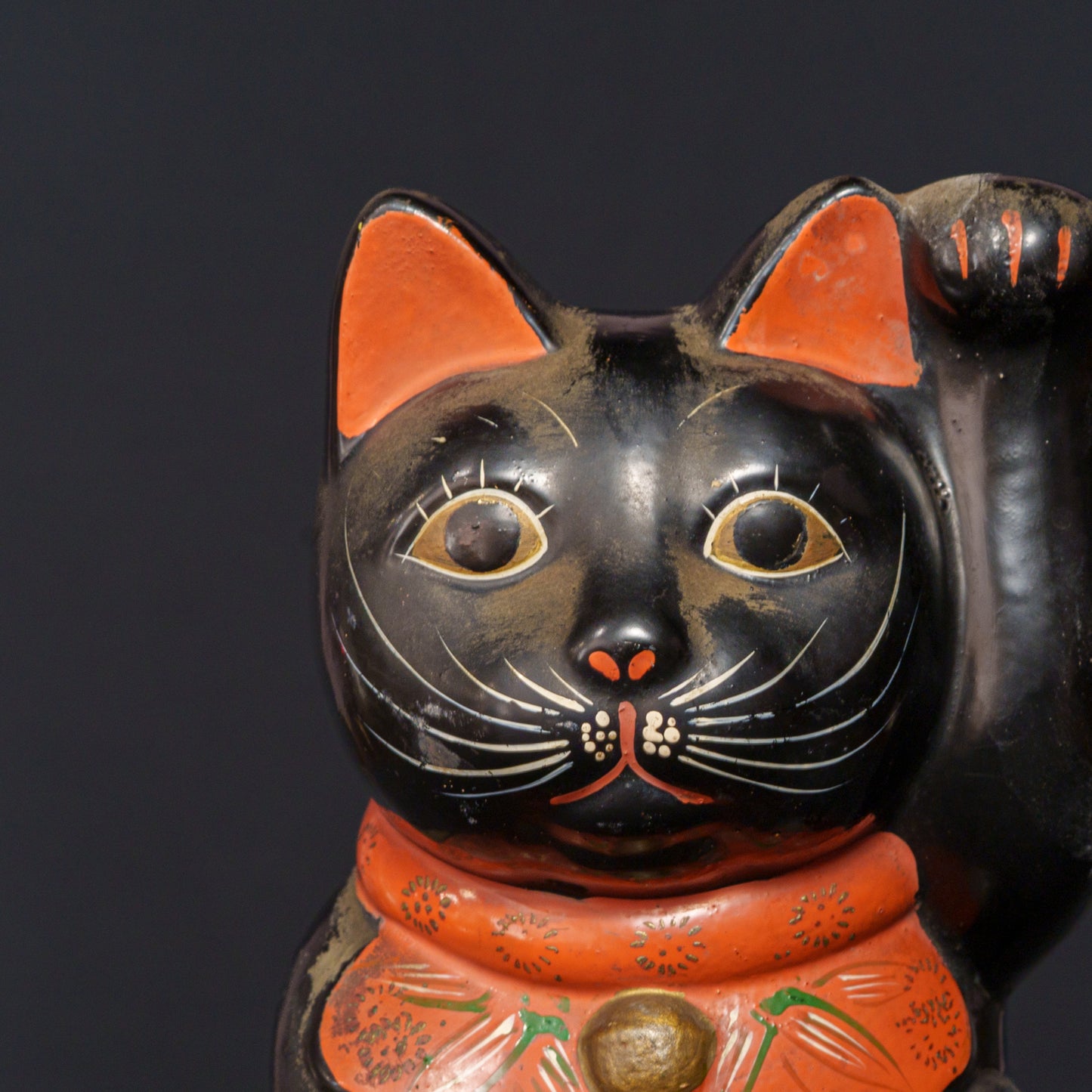 黒猫 招き猫 大