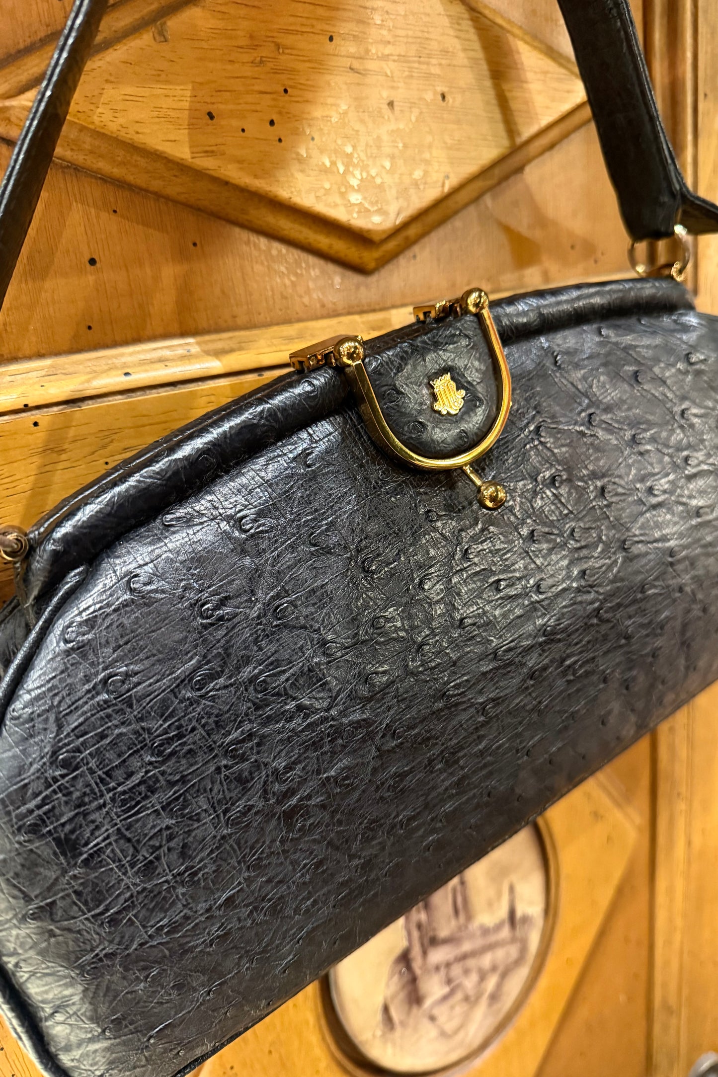 vintage bag Modell Royal ドイツ製 オーストリッチ