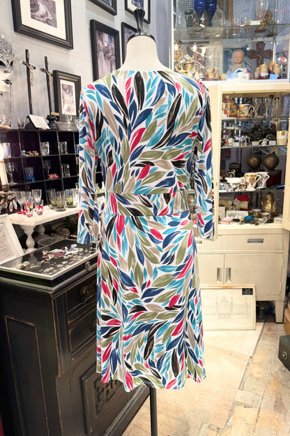 JOY`s   PARIS リーフ柄ワンピース