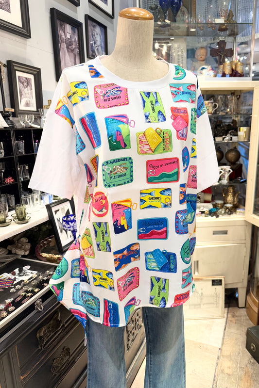 VILAGALLO Spain オイルサーディンTシャツ