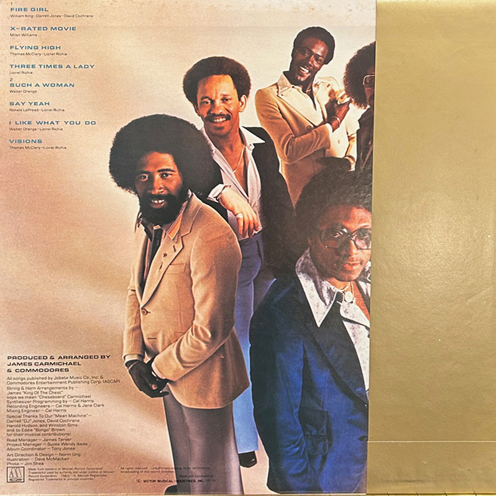 コモドアーズ ナチュラル・ハイ LP 国内盤