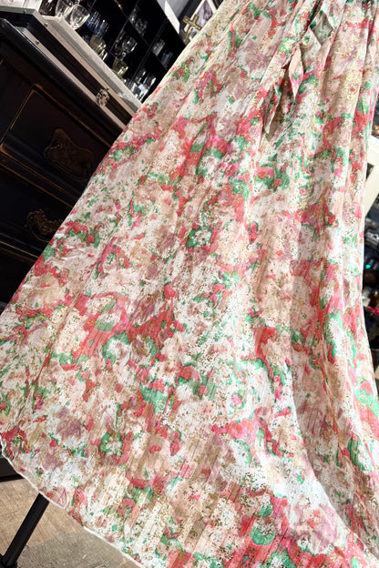 Lilie Rose France　ゴールド箔押しワンピース
