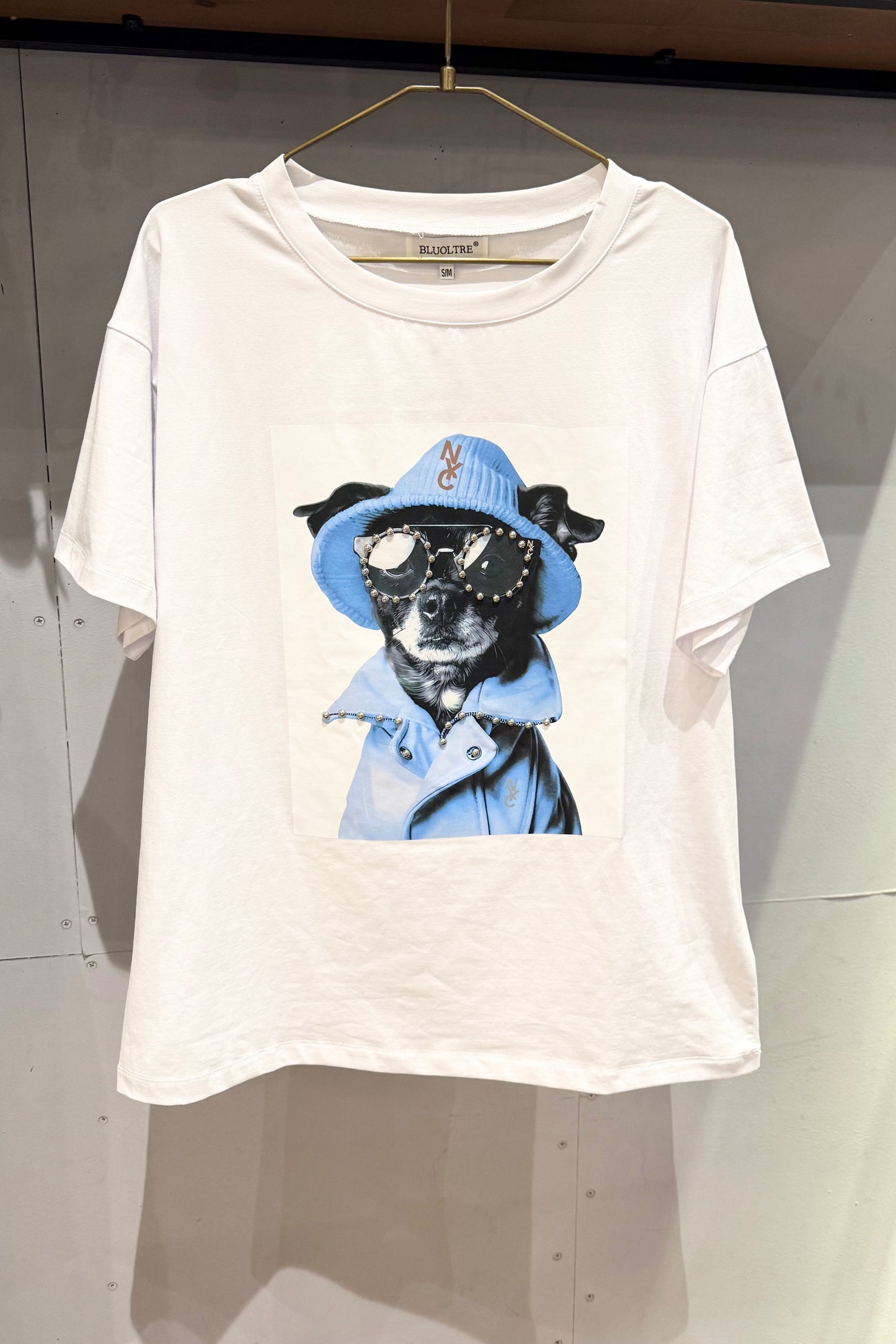 BLUOLTRE France サングラス犬 ブルー