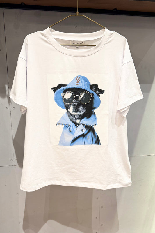 BLUOLTRE France サングラス犬 ブルー
