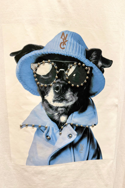 BLUOLTRE France サングラス犬 ブルー