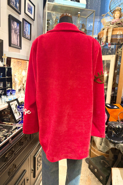 ZETA OTTO  italy 　レッドhappyジャケット