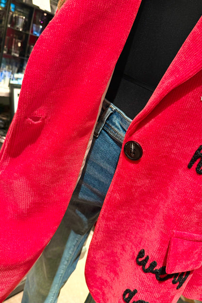 ZETA OTTO  italy 　レッドhappyジャケット