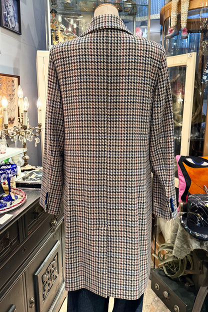 VILAGALLO Spain ブラウンチェックコート