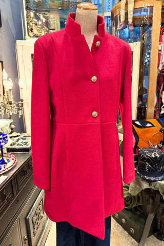DENNY ROSE italy  スタンドカラー　レッドコート