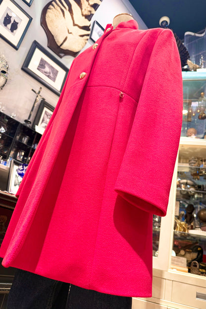 DENNY ROSE italy  スタンドカラー　レッドコート