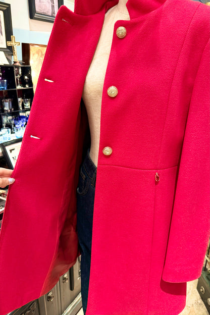 DENNY ROSE italy  スタンドカラー　レッドコート