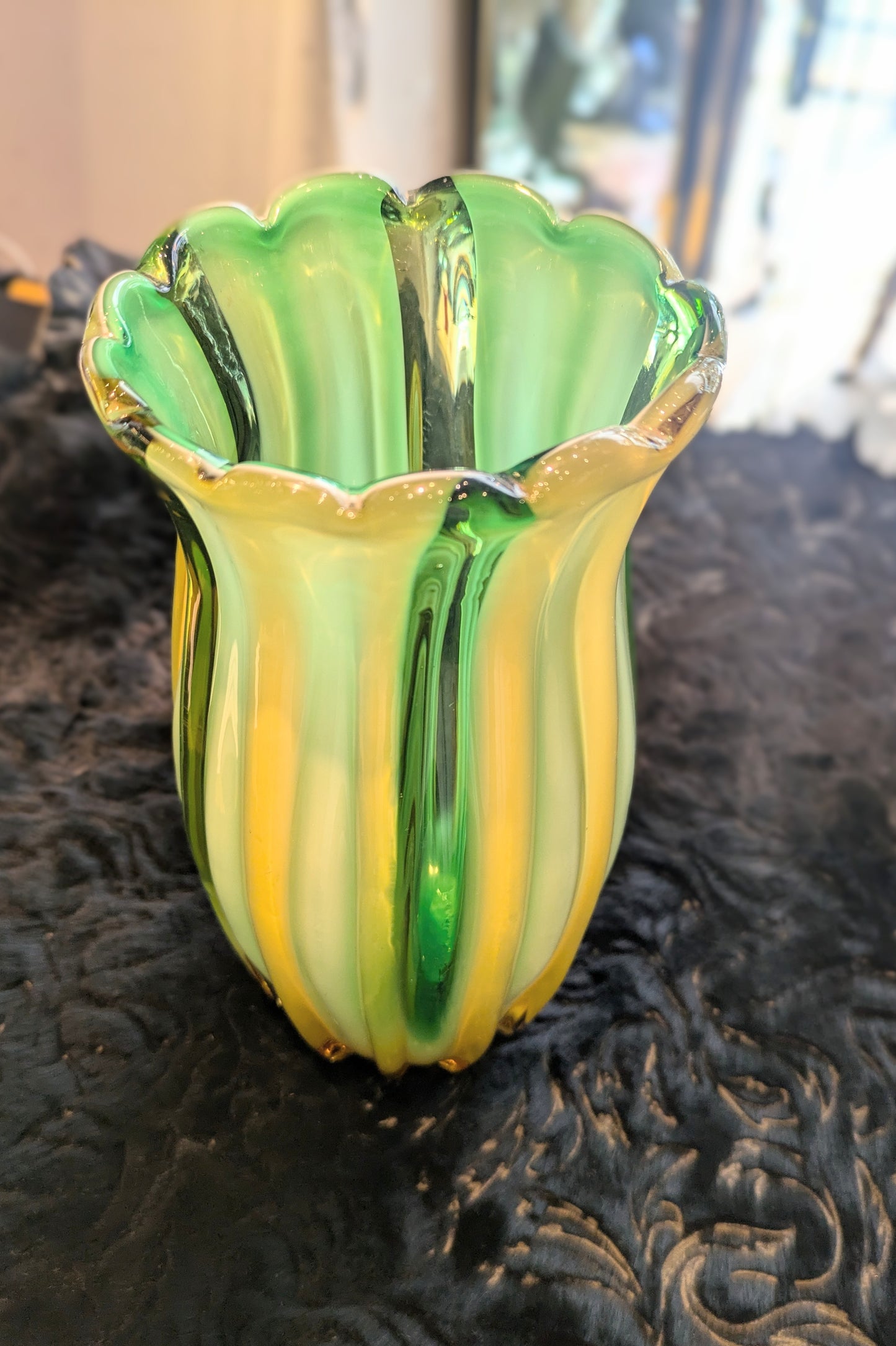 USA60年代花瓶 イエロー