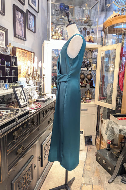 RINASCIMENTO  イタリア　ビリジアングリーン ドレープワンピース