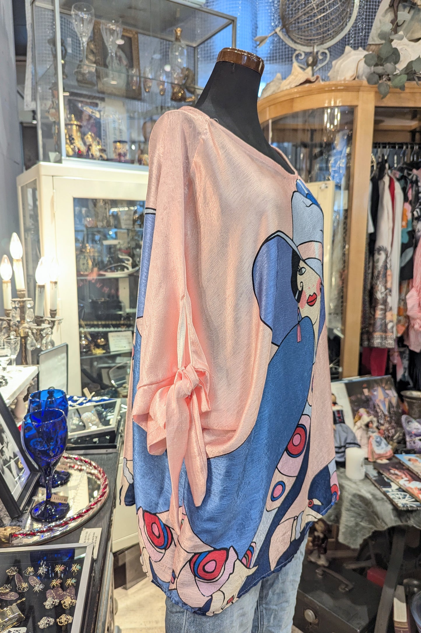 EfunU イタリア　モガ柄プルオーバー