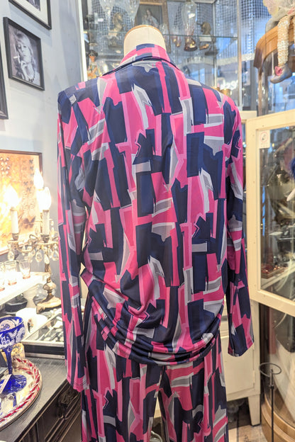 SCORZZO  spain  ジオメトリックなブラウス