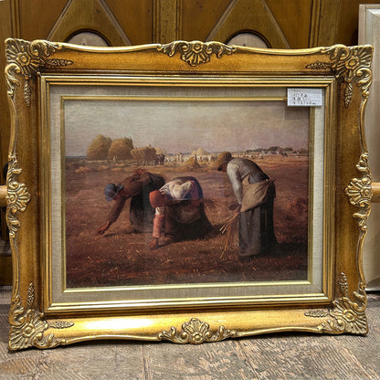 落穂ひろい ミレー アンティーク 絵画