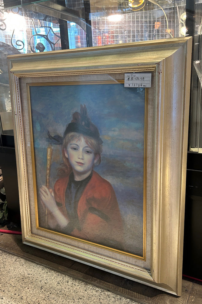 散策する女 ルノアール アンティーク 絵画 複製画