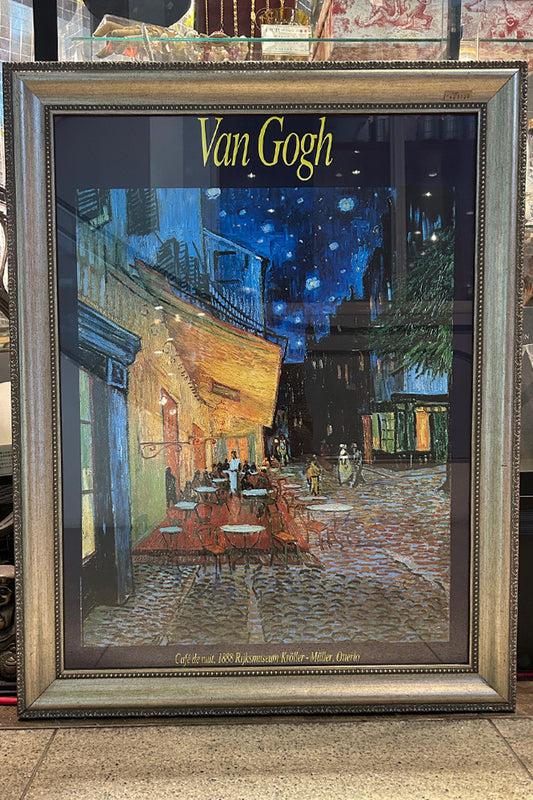 夜のカフェテラス ゴッホ アンティーク 複製画