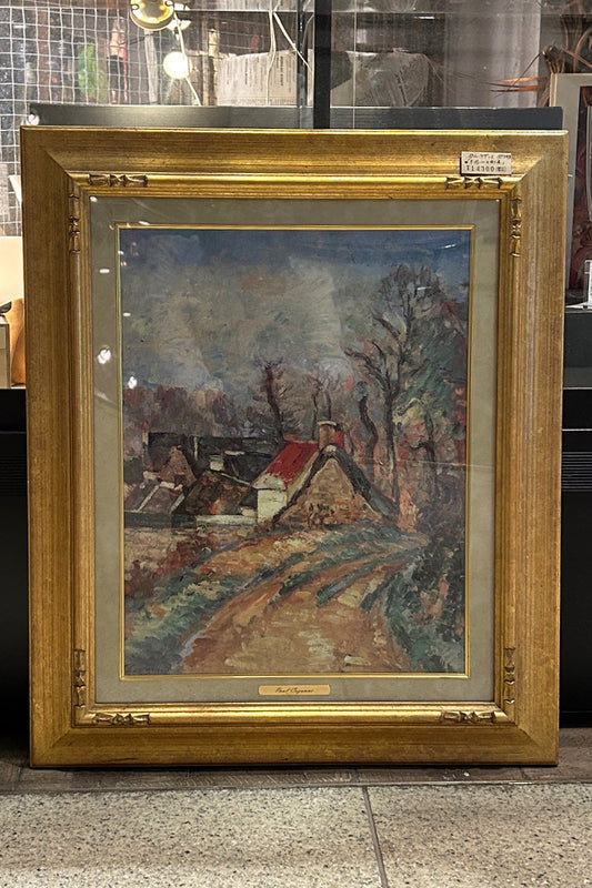 ポール・セザンヌ オーヴェールの曲がり道 額画