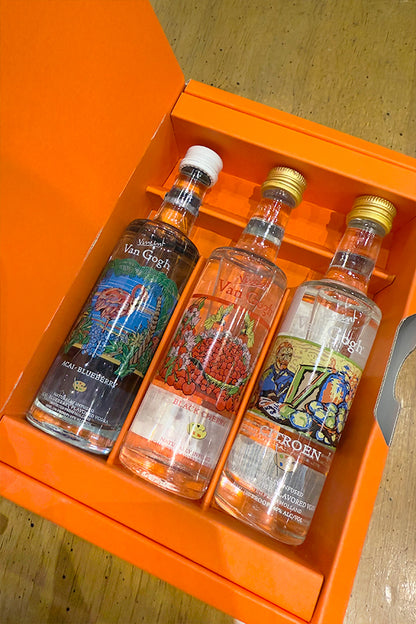 ミニボトル3本セット ギフトボックス付き / Van Gogh Vodka